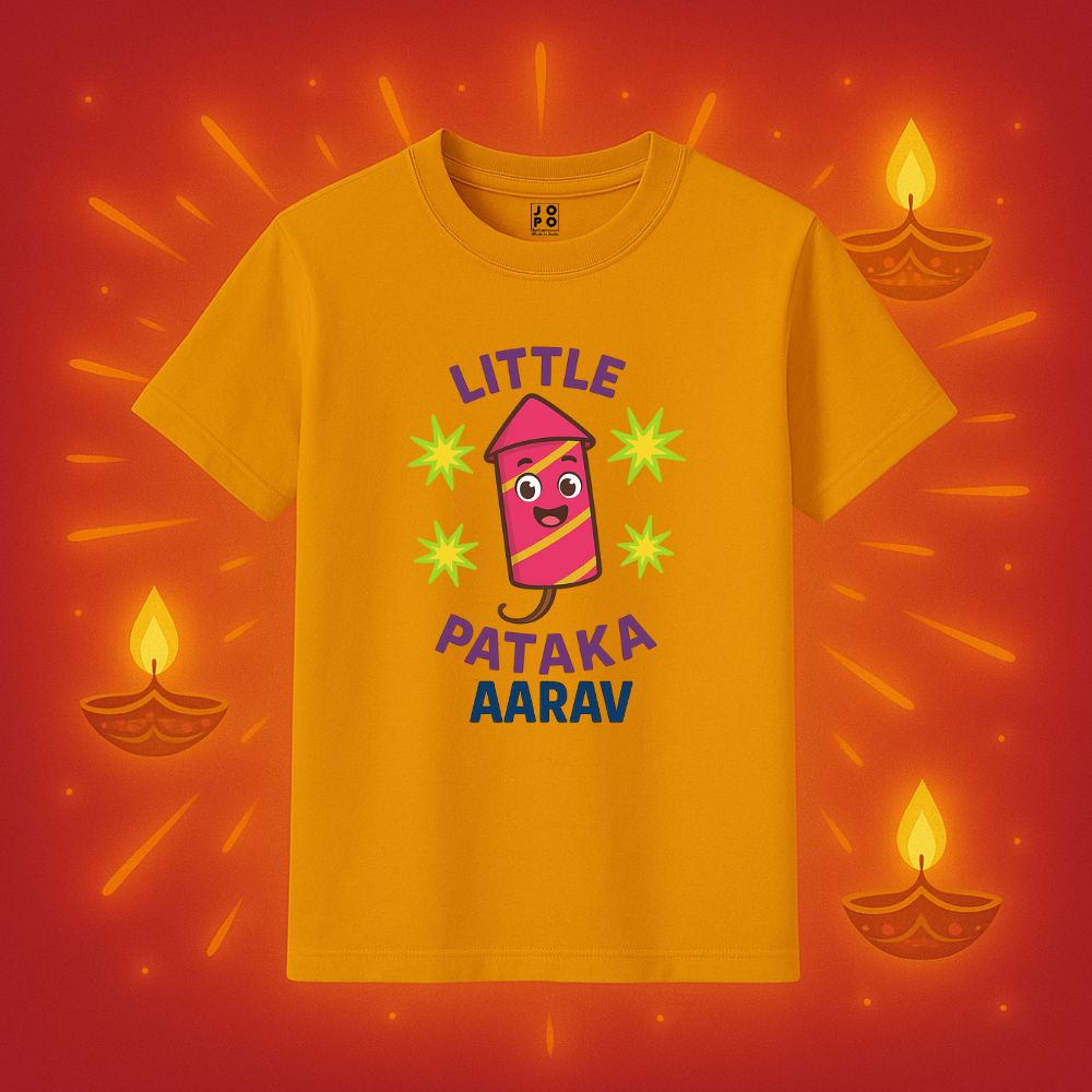 Little Pataka Personalised Diwali Tshirt for Kids