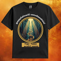 Sabarimala Pilgrimage Path T-Shirt |Malayalam Text Printed Irumudikettu Ayyappa Devotional Cotton Tee