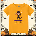Jack-o’-Joy Halloween T-Shirt - Cute Cat Costume Trick-or-Treat Tee for Kids