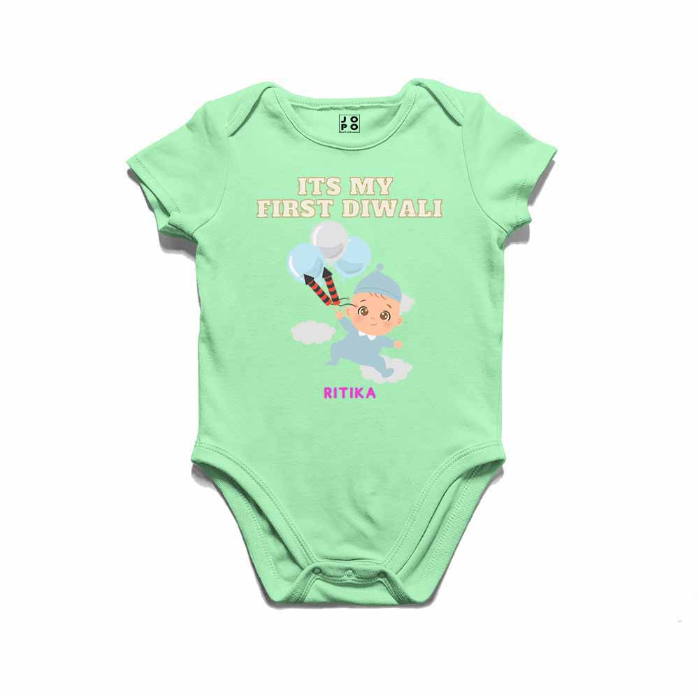 Happy Diwali Customised Tshirt/Romper