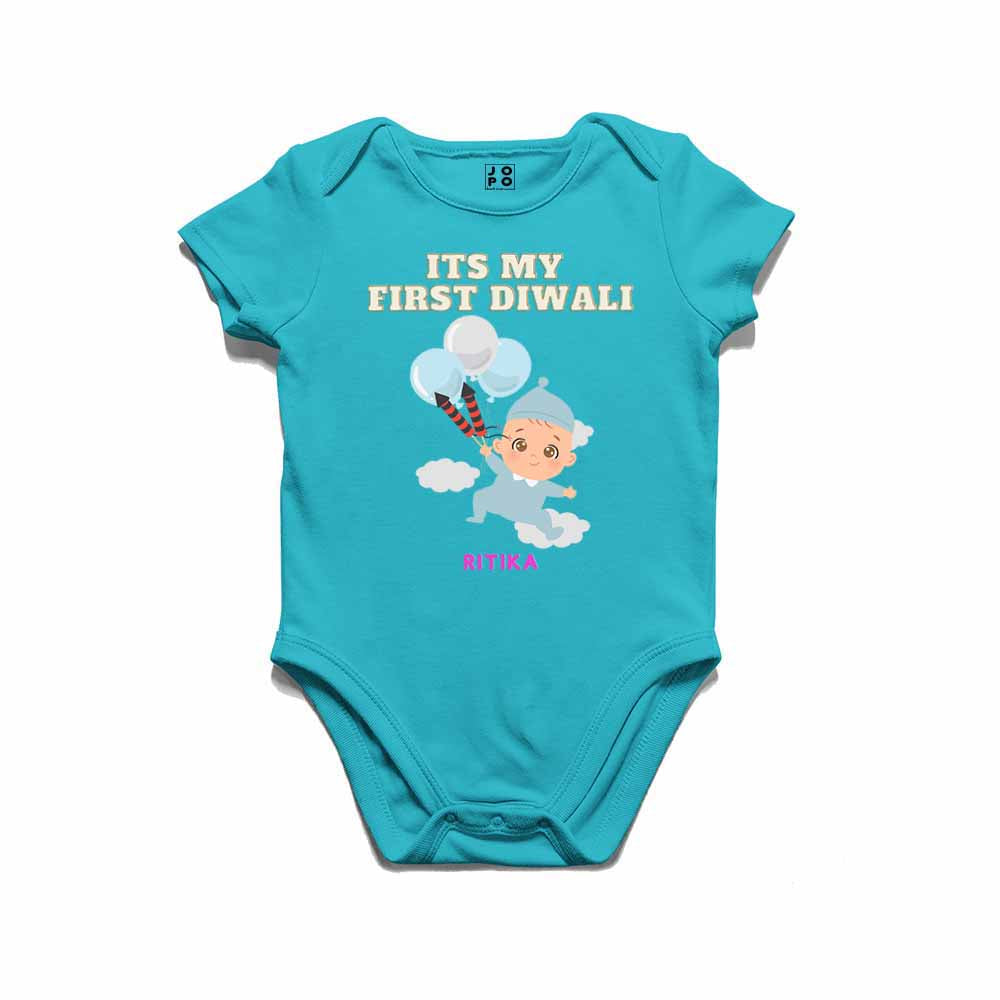 Happy Diwali Customised Tshirt/Romper