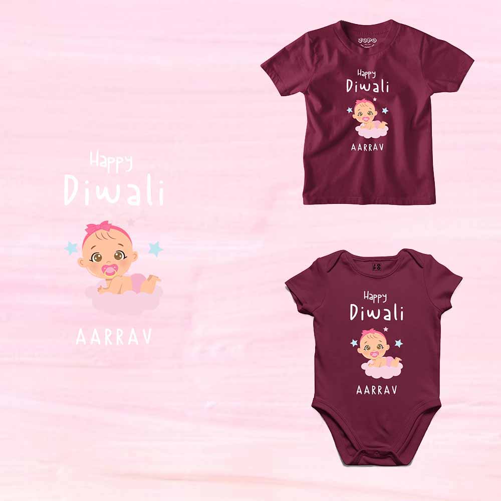 Personalized Onesie for Diwali