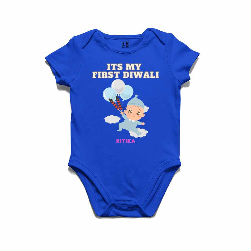 Happy Diwali Customised Tshirt/Romper