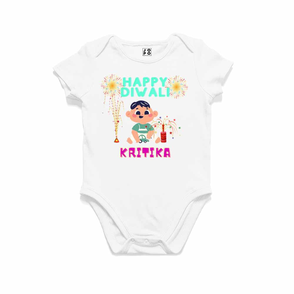 My First Diwali with Names customised T-shirt/onesie