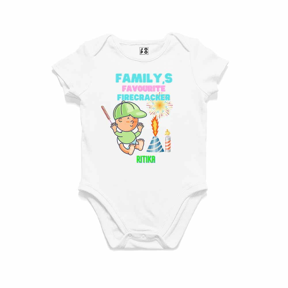My First Diwali with Names Ritika T-shirt/Romper