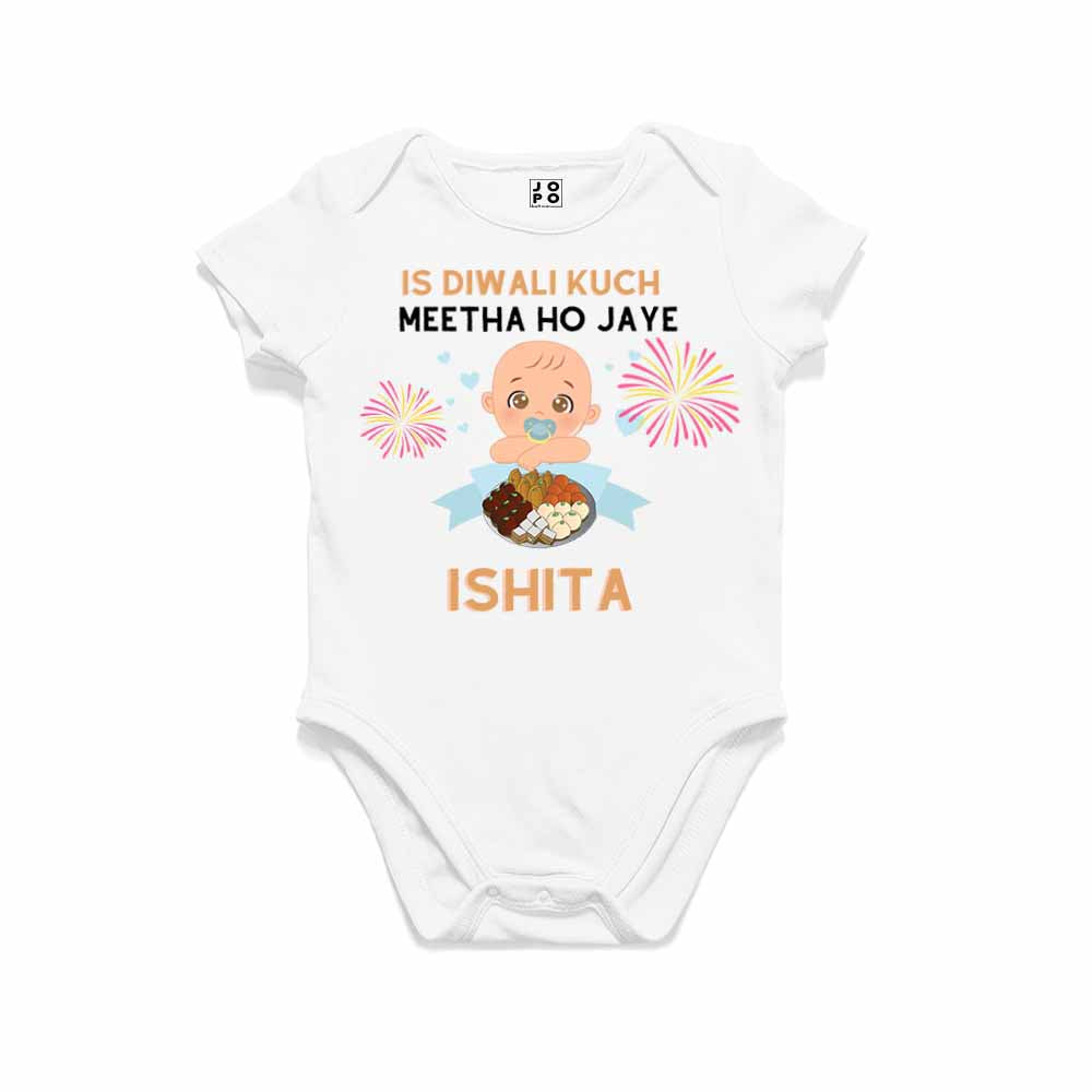 First Diwali with Names customised T-shirt/onesie
